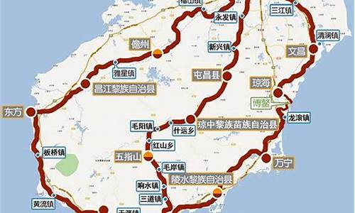 海南环岛骑行路线,海南环岛骑行路线图片