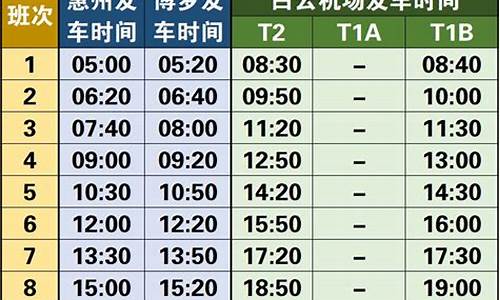 2021年广州机场大巴时刻表及票价_广州机场大巴路线时刻表及