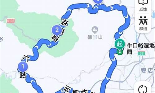 北京房山骑行路线图-北京房山骑行路线