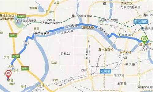 南宁环清骑行路线图最新-南宁环清骑行路线